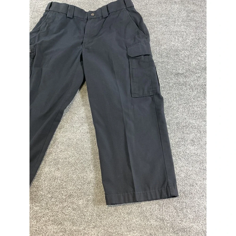 5.11 Tactical Cargo Pants Mens 35x24 Black Ripstop Utility Work Hiking Outdoor